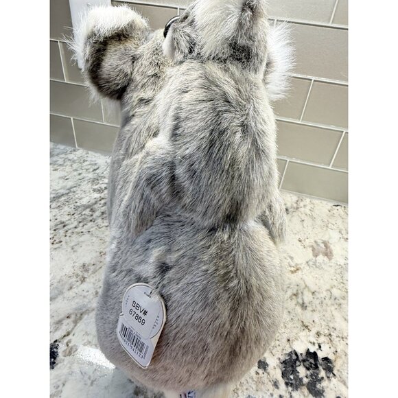 VTG 2004 Realistic HANSA  Koala Plush Toy With Baby Nos Safari Nursery Gift Tag - Picture 11 of 16